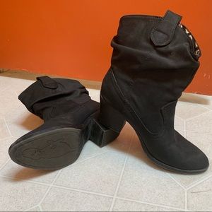 Rocket dog sheriff boots size 8 1/2 black